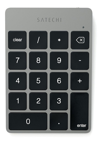 Teclado Numérico Inalámbrico Satechi Usb, 18 Teclas -gris