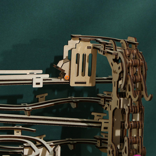 3d Quebra-cabeça De Madeira Modelo De Corrida De Mármore