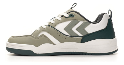 Zapatilla Urbana Blanca Y Verde Viene Atomik Hombre