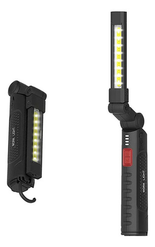 Portatil Linterna Led Recargable Cob Colgable Magnética