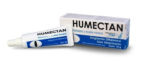 Humectán Ungüento Oftálmico 10 Gr Queratitis Perros Y Gatos