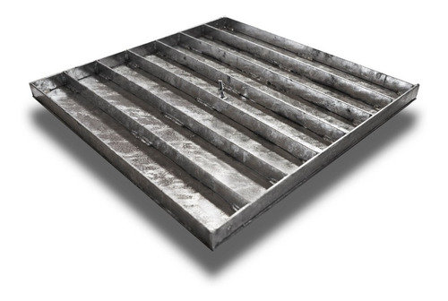 Tapa Camara Ch. Antideslizante 60 X 60cm Galvanizada Ed-tp600g