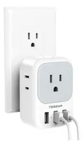 Comprar .. Extensor De Enchufe Múltiple, 3 Cargadores De Pared Usb