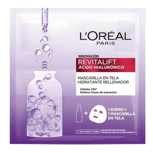 Pack Dia 5 Mascarillas Revitalift Ácido Hialurónico L'oréal