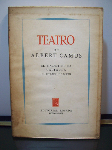 Adp Teatro Camus El Malentendido Caligula El Estado De Sitio