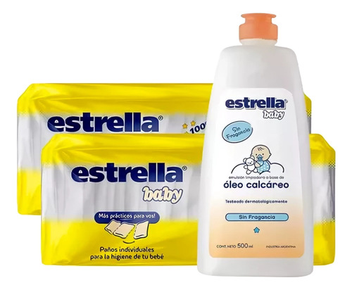 Combo Estrella Oleo S/ Frag 500ml + 2 ALG Precortado 100g