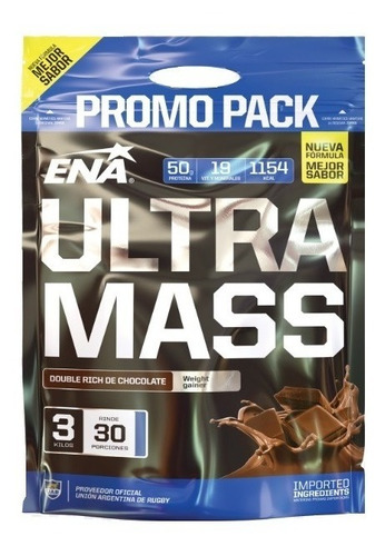 Ultra Mass Ena X 3 Kg - Promoción X6 Unidades