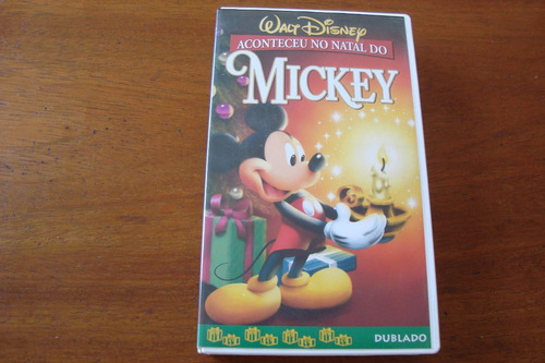 Vhs Disney Video / Mickey Aconteceu No Natal / Dublado | MercadoLivre