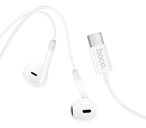 Audifonos Hoco M109 Sunny In Ear Tipo C Blanco