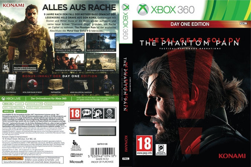 Metal Gear Solid V The Phantom Pain - Xbox 360 - Físico