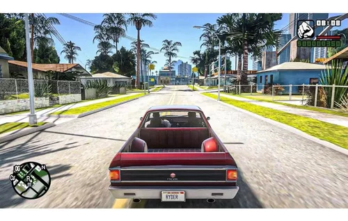 GTA San Andreas, PS3, mídia física, impecável