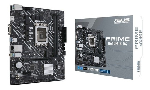 Tarjeta Madre Asus Prime H610m-k D4 12va Gen 