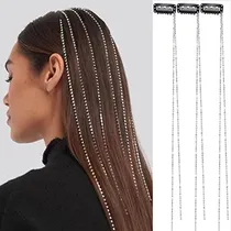 Comprar 6 Pcs Rintonas Cadenas De Pelo Punk Tassel Clips De Dcbzq