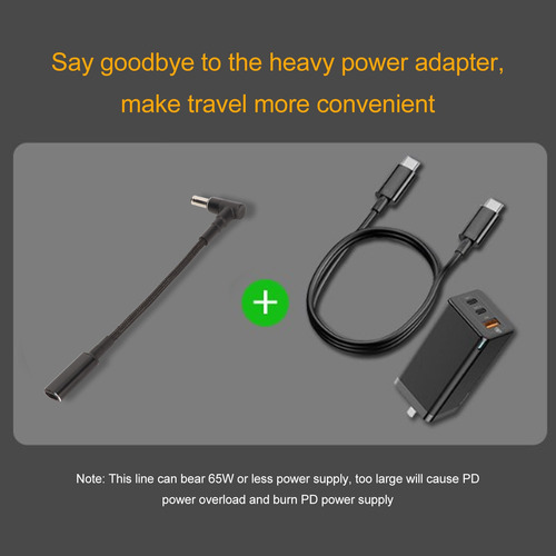 Adaptador Tipo C A Dc Usb D Pd 100 W D 5,5 X 3,0 Mm Port Lap