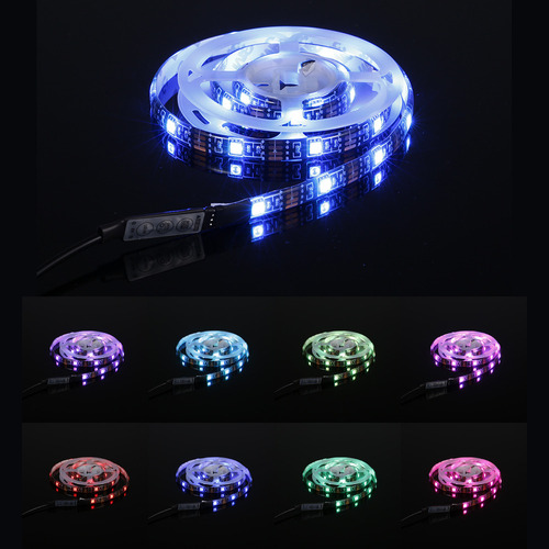 Ót Lâmpada Led Ible Para Tv/mesa, Usb, 3 Teclas, 0,5 M
