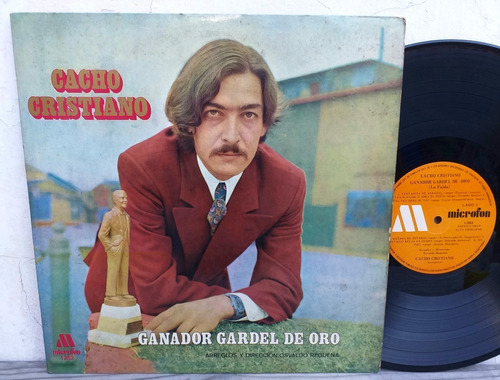 Cacho Cristiano - Ganador Gardel De Oro - Lp 1971 - Tango