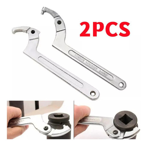 Llave De Media Luna Ajustable Multifuncional De 19 A 51 Mm,