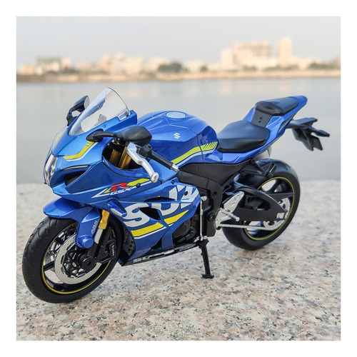 Gsx-r1000 Modelo 1:12 Moto Con Visualizador