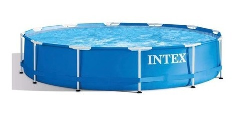 Imagen 4 de 4 de Piscina Armable Redonda Intex 366 X 76 Cm