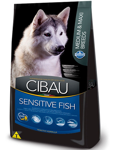 Alimento Para Perro Cibau Sensitive Fish Medium Maxi 12kg Np