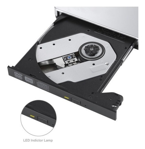 Imagen 5 de 6 de Externo Usb 3.0 Dvd Rw Unidad De Cd Quemador Lector Escritor