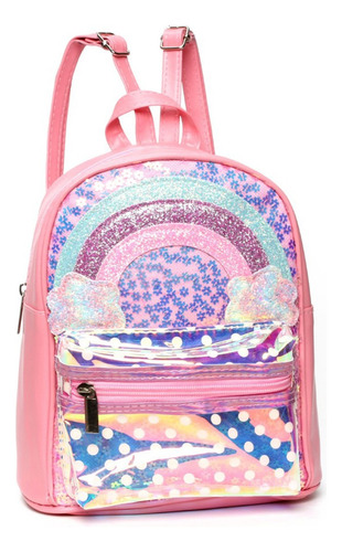 Mochila Infantil Art. Trendy 51434 C/ Arco Iris Y Bolsillo