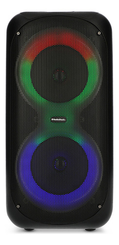Bafle 6.5 PuLG, Con Iluminación Led Rgb Radioshack Color Negro