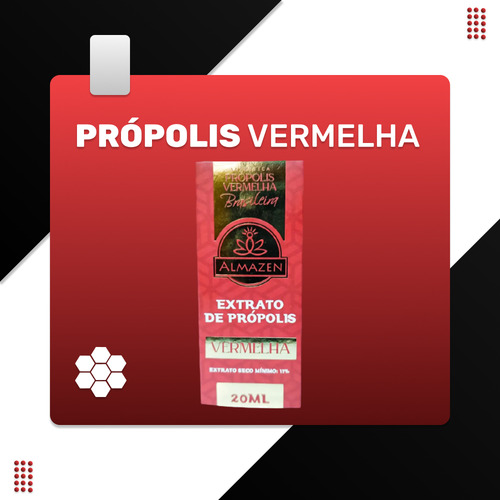 Extrato De Propolis Vermelho 20ml - Almazem