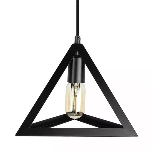 Lámpara Triangulo Vintage Kh-813 Minimalista 2 Piezas