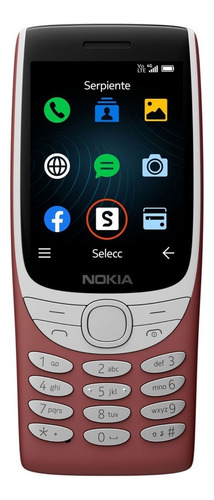 Imagen 2 de 6 de Celular Nokia 8210 - Rojo