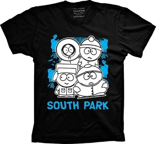 Camiseta Plus Size South Park - Eric - Kenny - Kyle - Stan