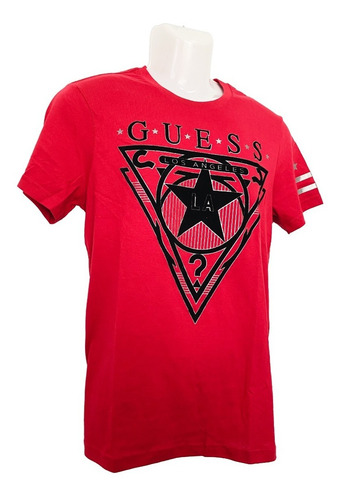 Polera Guess Hombre - Modelo Stark Red