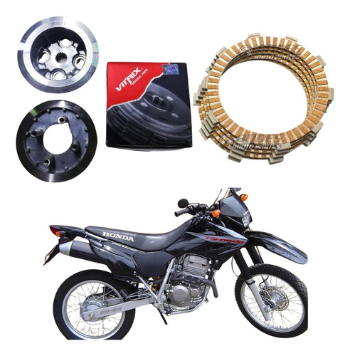 Portadiscos Honda Xr 250 Tornado Y Discos Clutch