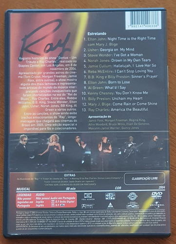 Dvd Ray Genius - Um Tributo A Ray Charles (Usado)