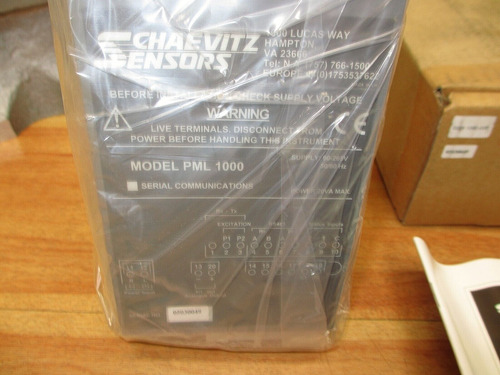 Schaevitz Sensors Pml1000 *new* Lvdt Readout Panel Meter Ccb