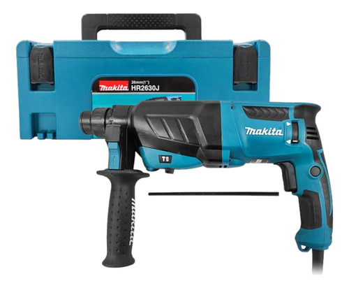 Martillo electroneumático Makita 800W 120V Industrial Sds Plus HR2630J Azul