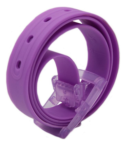 Pack 3 Cinturones Unisex Unitalla - Olores Frutales Color Violeta Talla 120