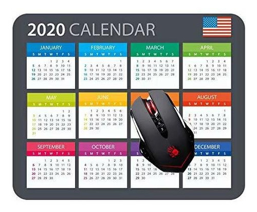 2020 Calendar Hd Font Mouse Pad Gaming Mouse Pad Mousepad An
