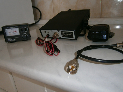 Radio Am/fm 400 Canais Vr-78 Plus Multi + Wattimetro + Cabo (Usado)