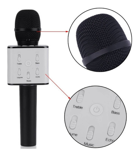 Microfono Karaoke Con Bluetooth  Y Parlante