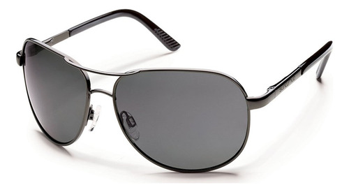 Suncloud Optics Aviator Gafas De Sol (gun Metal, Gris Polar.