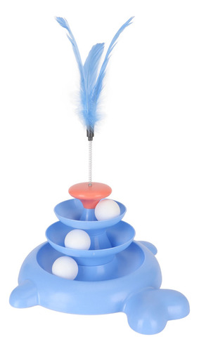 Pista Interactiva Desmontable Para Mascotas Cat Ball Tower T