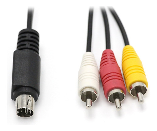 Cable De Audio Y Video S Video A 3 Rca 6 Pies 10 Pines
