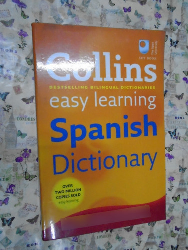 Collins Easy Learning Spanish Dictionary Inglés Español Exc!
