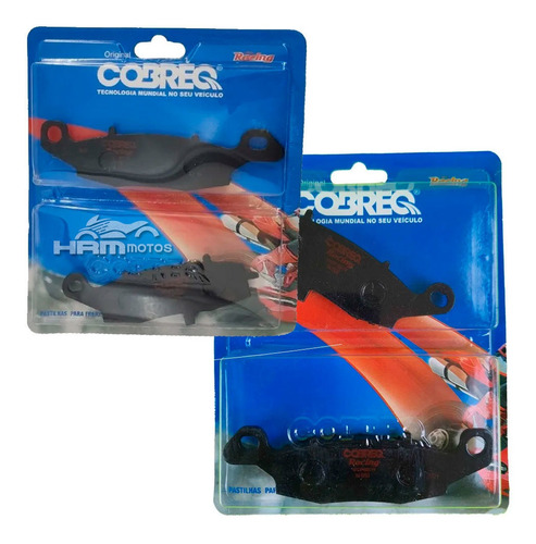 Jg Pastilhas Freio Dianteiro Bandit 650 04-08 Cobreq Racing