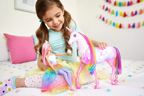 Barbie Dreamtopia Unicornio Luces Mágicas