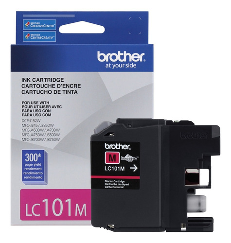 Brother Impresora Lc101m Cartucho De Tinta Magenta