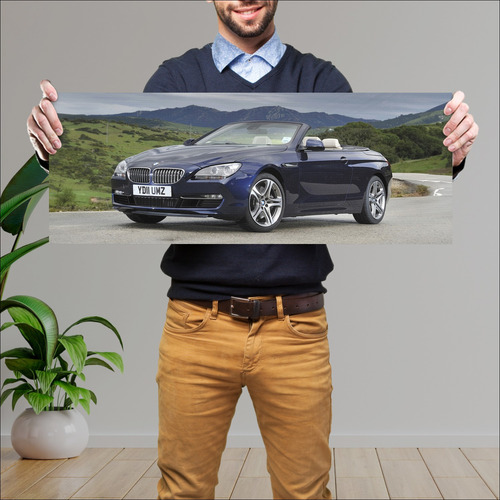 Cuadro 30x80cm Auto 2011 Bmw 6 Series Convertibl 857