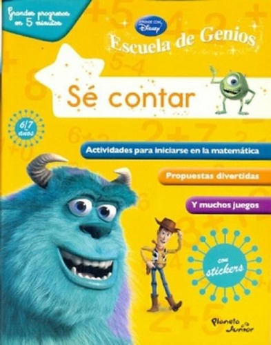 Libro - Escuela De Genios Se Contar 6/7 Años - Disney