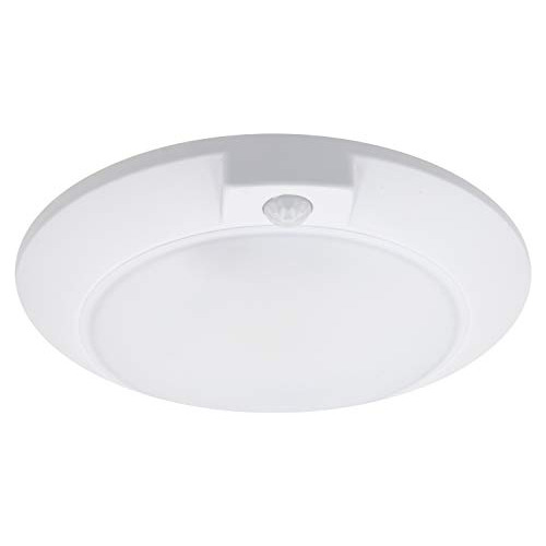 6 In. Round, Motion Sensor Led Ceiling Mount Light Fixt...